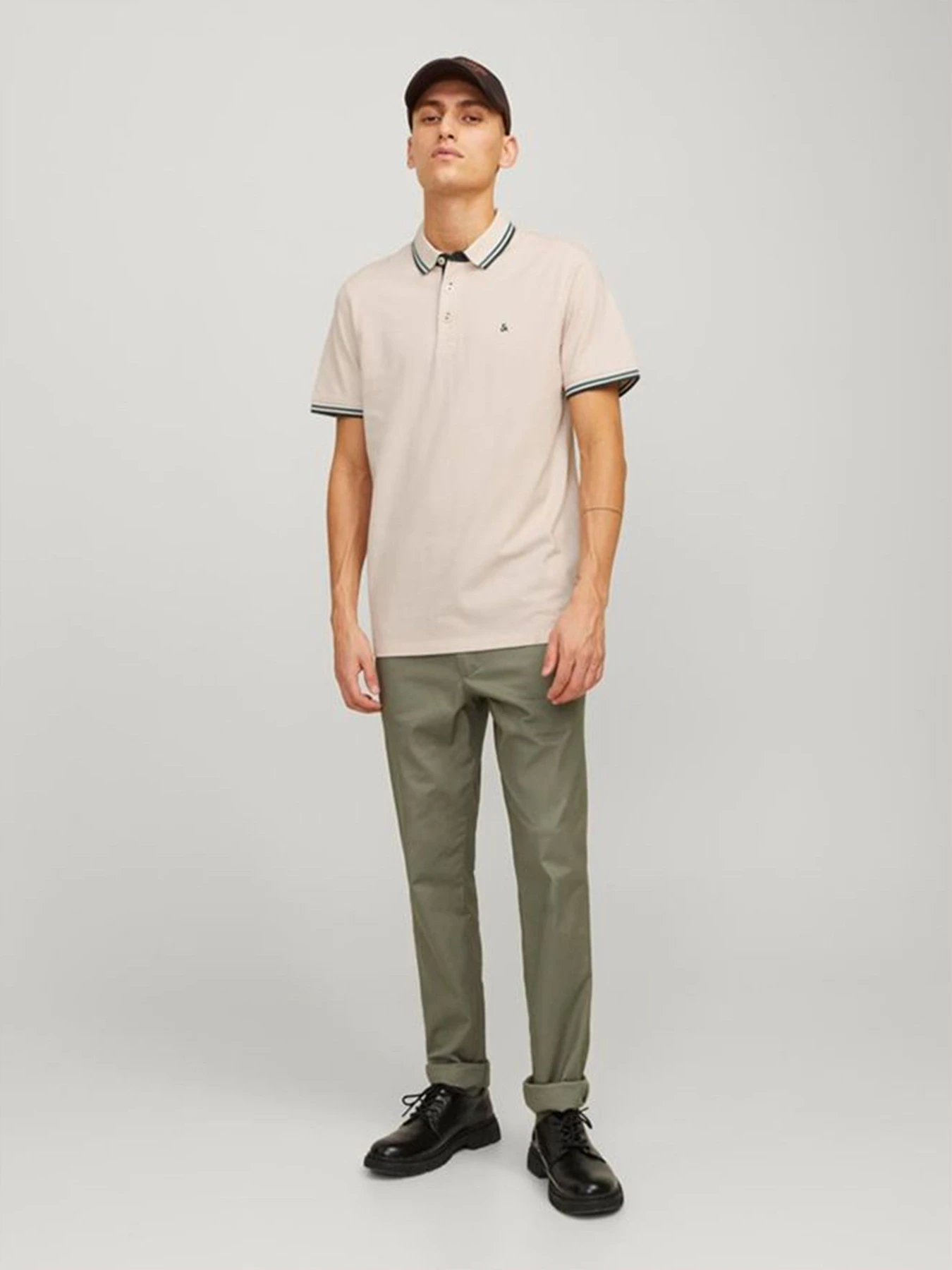 Футболки і поло JACK & JONES PAULOS POLO модель 12136668_Moonbeam PLAY Футболки і поло JACK & JONES PAULOS POLO модель 12136668_Moonbeam PLAY Фото