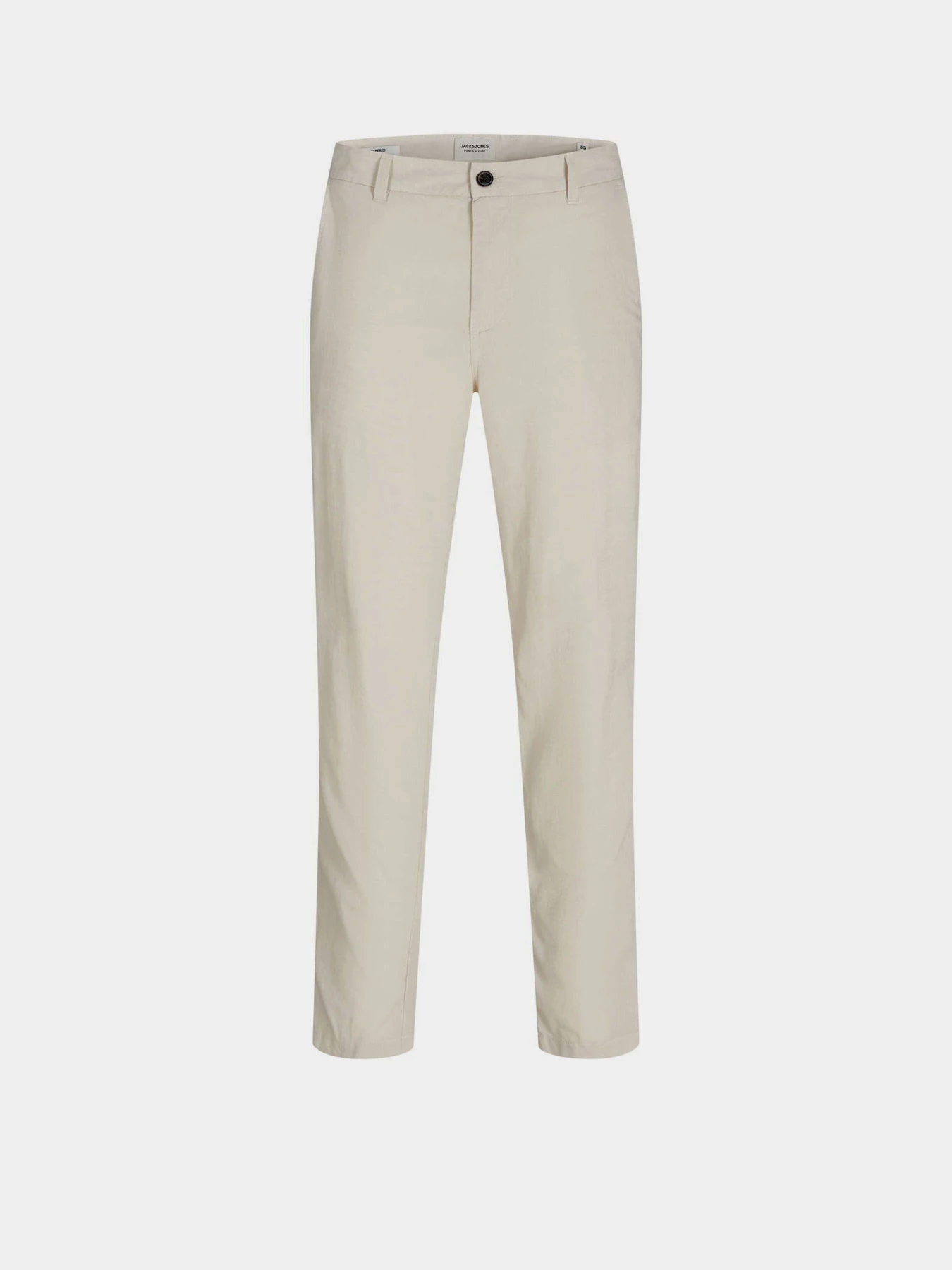 Брюки JACK & JONES TACE SUMMER LINEN BLEND CHINO модель 12248604_Feather Gray Фото