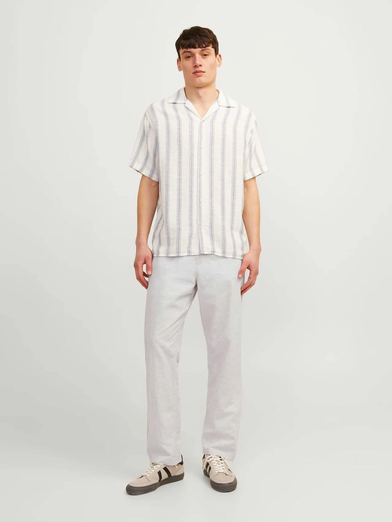Брюки JACK & JONES KANE SUMMER LINEN BLEND JOGGER модель 12248606_Crockery MELANGE Брюки JACK & JONES KANE SUMMER LINEN BLEND JOGGER модель 12248606_Crockery MELANGE Фото
