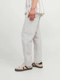 Брюки JACK & JONES KANE SUMMER LINEN BLEND JOGGER модель 12248606_Crockery MELANGE Фото