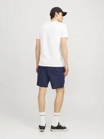 Шорты JACK & JONES STACE SUMMER LINEN BLEND SHORT модель 12248627_Navy Blazer Фото