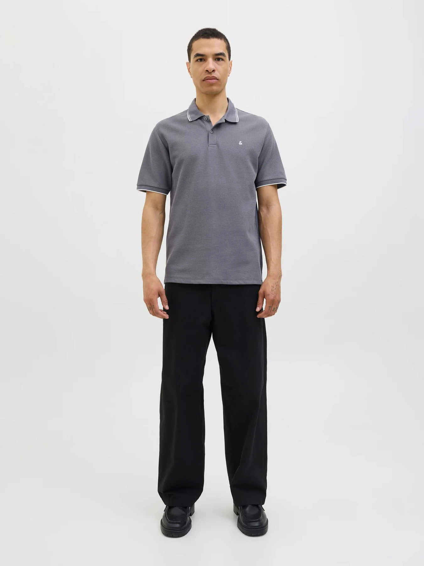 Футболки і поло JACK & JONES AUSTIN POLO модель 12268130_Castlerock Play Футболки і поло JACK & JONES AUSTIN POLO модель 12268130_Castlerock Play Фото