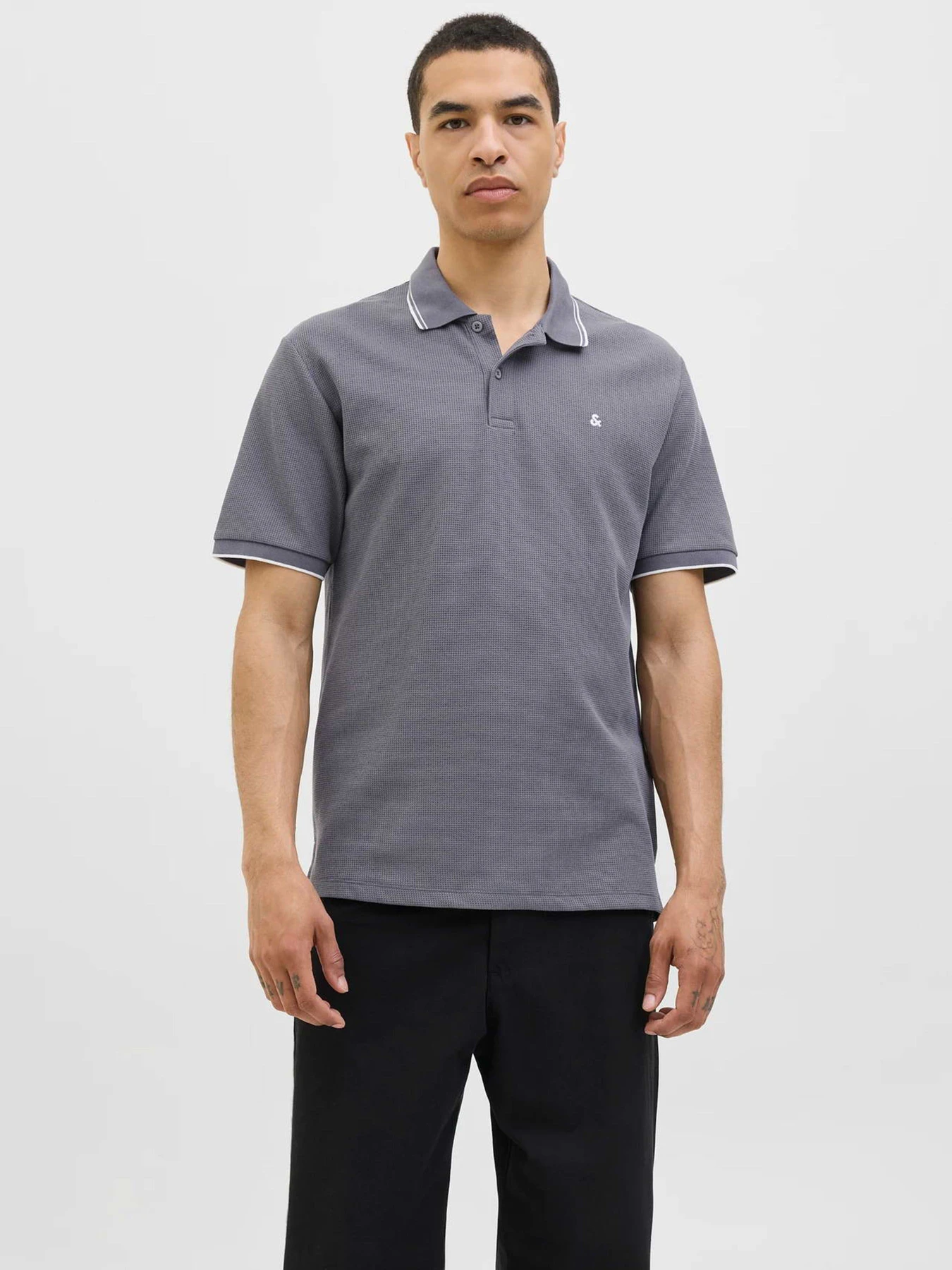 Футболки і поло JACK & JONES AUSTIN POLO модель 12268130_Castlerock Play Футболки і поло JACK & JONES AUSTIN POLO модель 12268130_Castlerock Play Фото