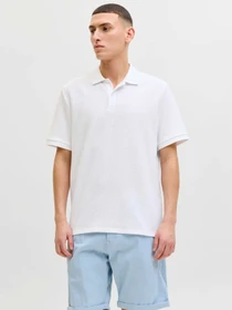 Футболки і поло JACK & JONES KANE POLO модель 12270150_Bright White Футболки і поло JACK & JONES KANE POLO модель 12270150_Bright White Фото