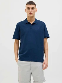 Футболки і поло JACK & JONES KANE POLO модель 12270150_Navy Blazer Футболки і поло JACK & JONES KANE POLO модель 12270150_Navy Blazer Фото