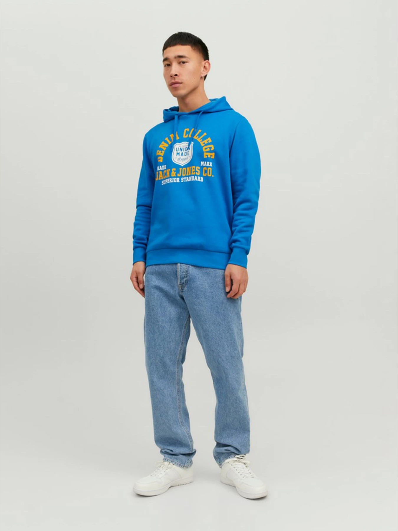 Худи и свитшоты JACK & JONES модель 12210824_French Blue Худи и свитшоты JACK & JONES модель 12210824_French Blue Фото