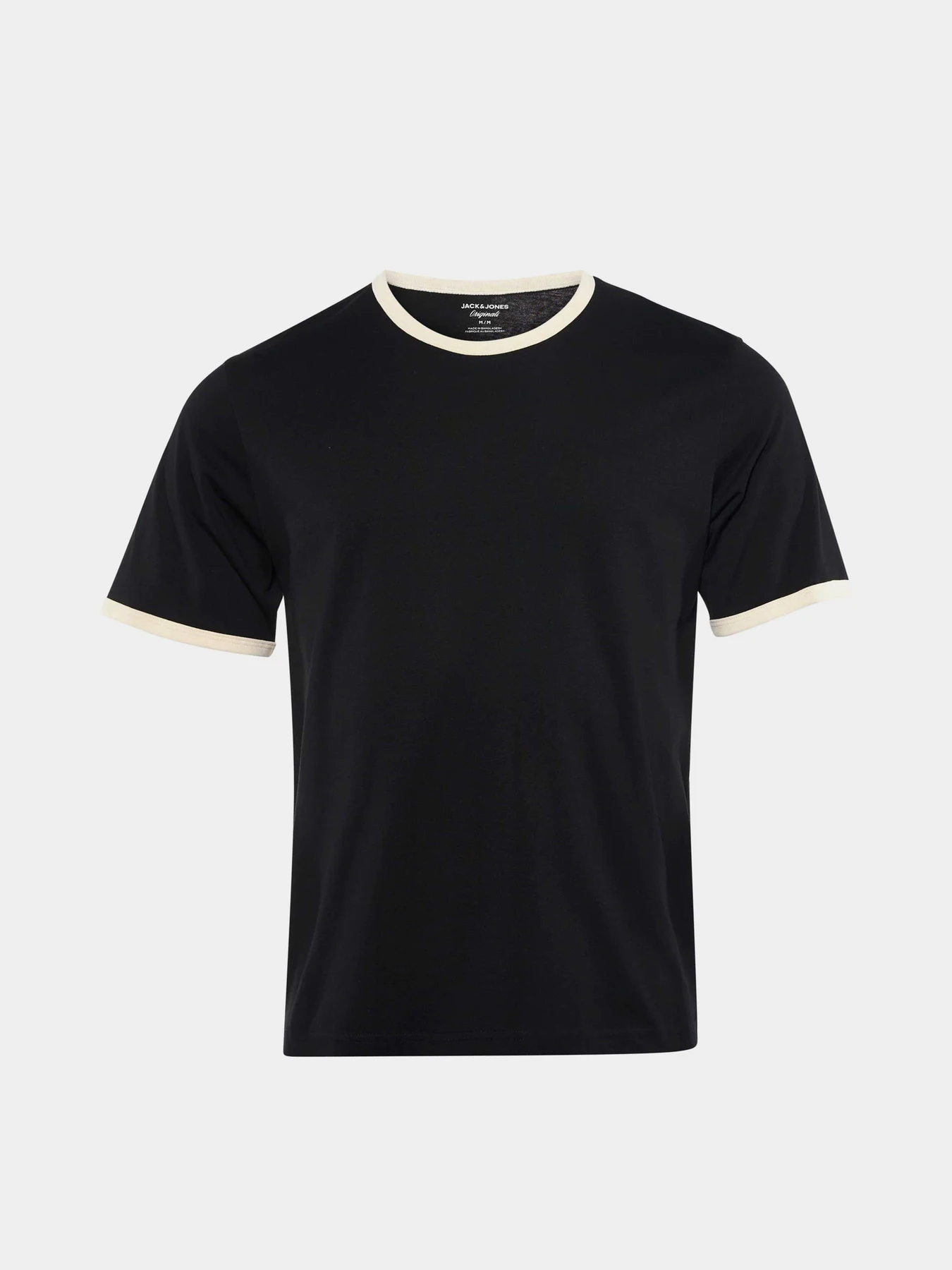 Футболки і поло JACK & JONES NANTUCKET BLANK RINGER TEE модель 12291668_Black Футболки і поло JACK & JONES NANTUCKET BLANK RINGER TEE модель 12291668_Black Фото