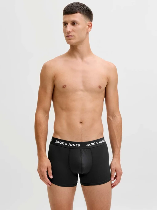 Нижнее белье JACK & JONES JACJON TRUNKS модель 12138235_Black Black Фото