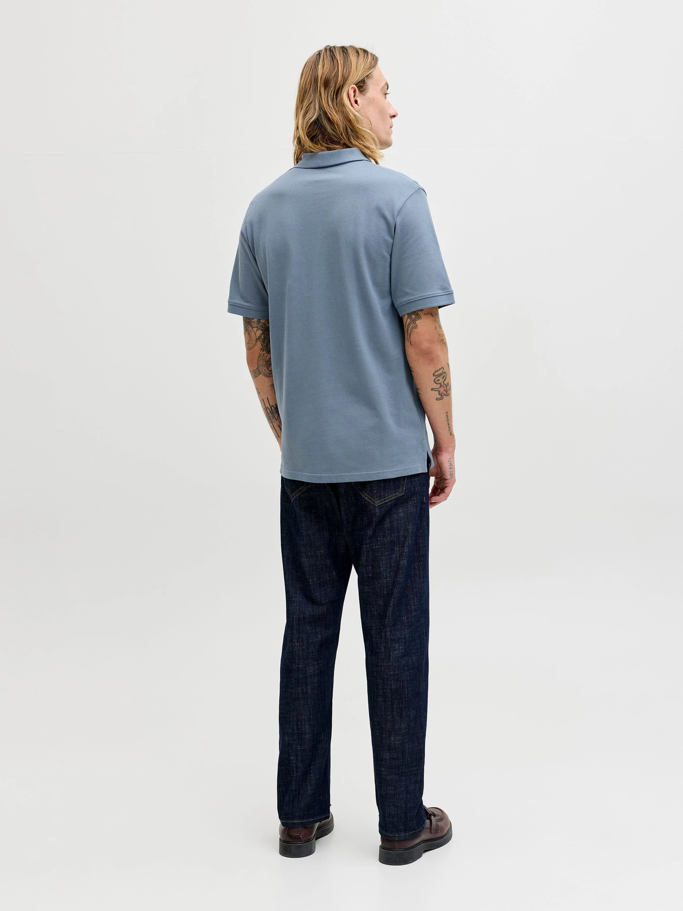 Футболки і поло JACK & JONES BASIC POLO модель 12136516_Blue Mirage Футболки і поло JACK & JONES BASIC POLO модель 12136516_Blue Mirage Фото