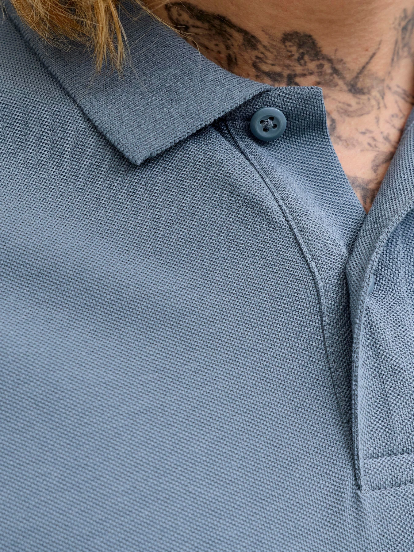 Футболки і поло JACK & JONES BASIC POLO модель 12136516_Blue Mirage Футболки і поло JACK & JONES BASIC POLO модель 12136516_Blue Mirage Фото