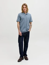 Футболки і поло JACK & JONES BASIC POLO модель 12136516_Blue Mirage Фото