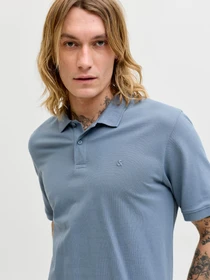 Футболки і поло JACK & JONES BASIC POLO модель 12136516_Blue Mirage Фото
