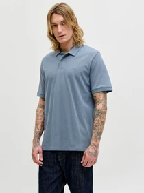 Футболки и поло JACK & JONES BASIC POLO модель 12136516_Blue Mirage Фото