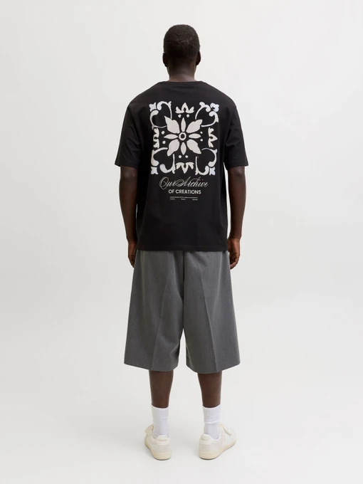 Бавовняна Чоловіча Футболка JACK & JONES ART PRINT TEE фото 2
