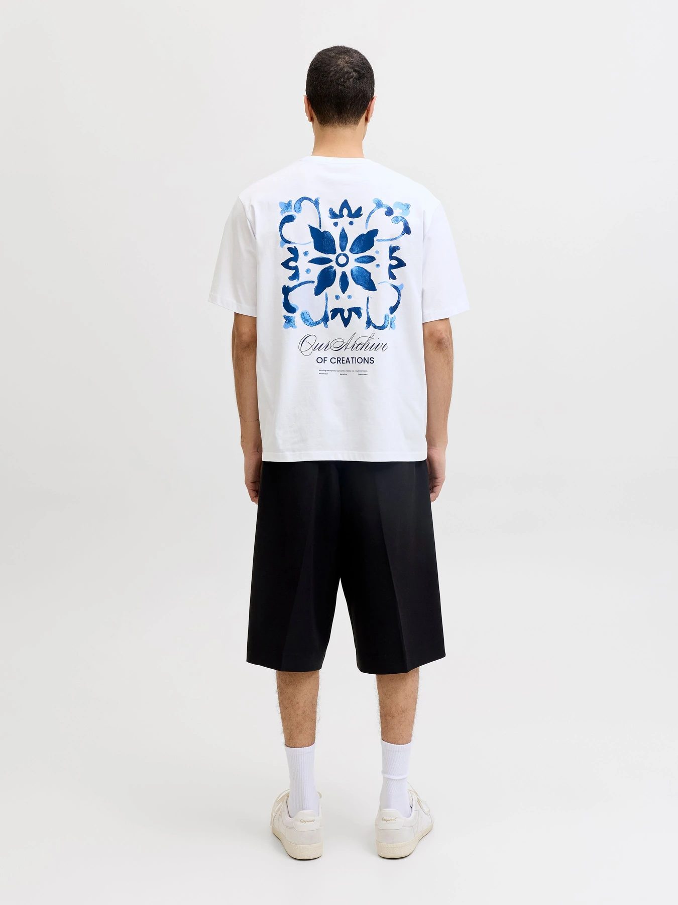 Футболки і поло JACK & JONES ART PRINT TEE модель 12288095_Bright White Футболки і поло JACK & JONES ART PRINT TEE модель 12288095_Bright White Фото