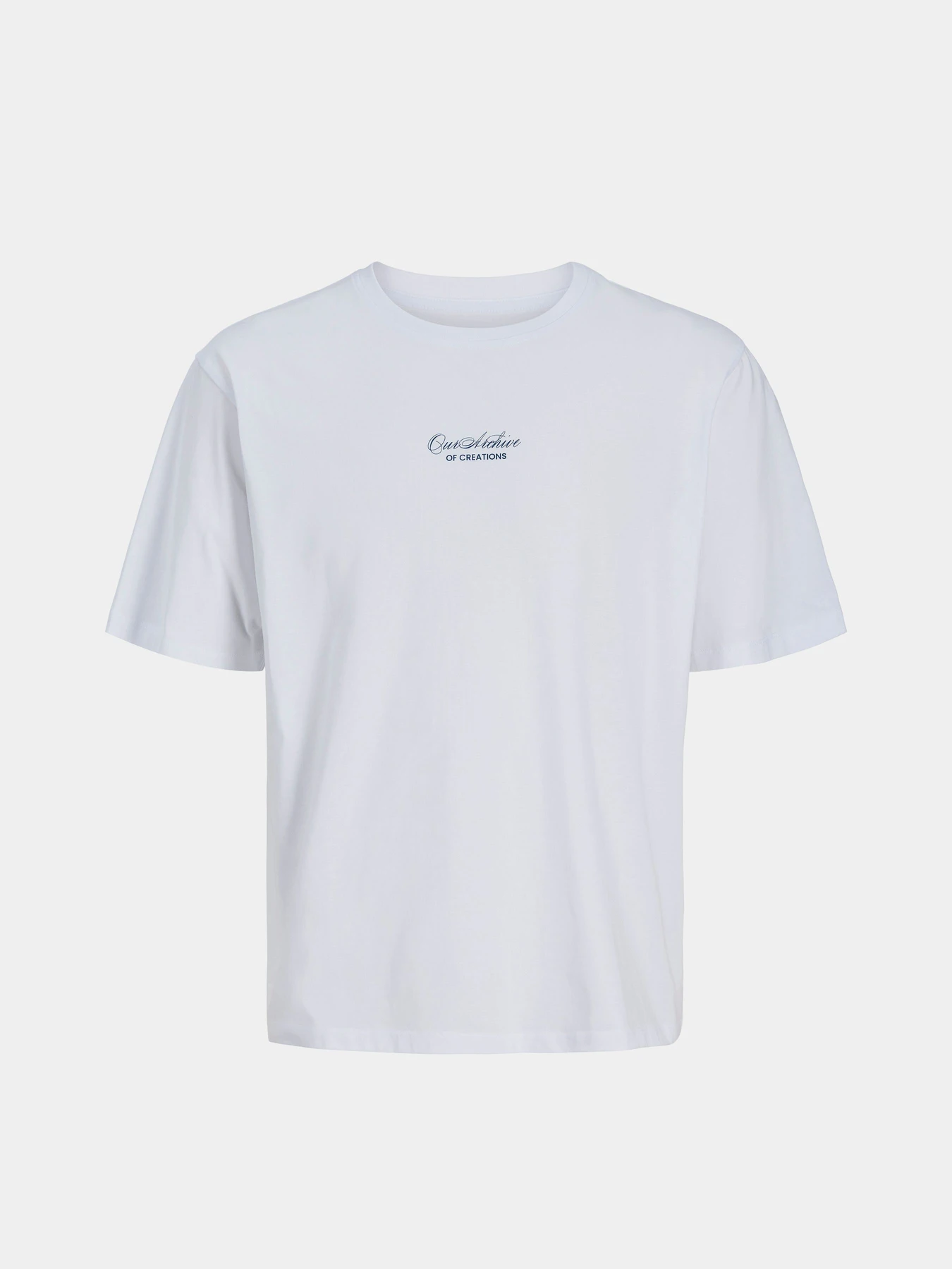 Футболки і поло JACK & JONES ART PRINT TEE модель 12288095_Bright White Футболки і поло JACK & JONES ART PRINT TEE модель 12288095_Bright White Фото