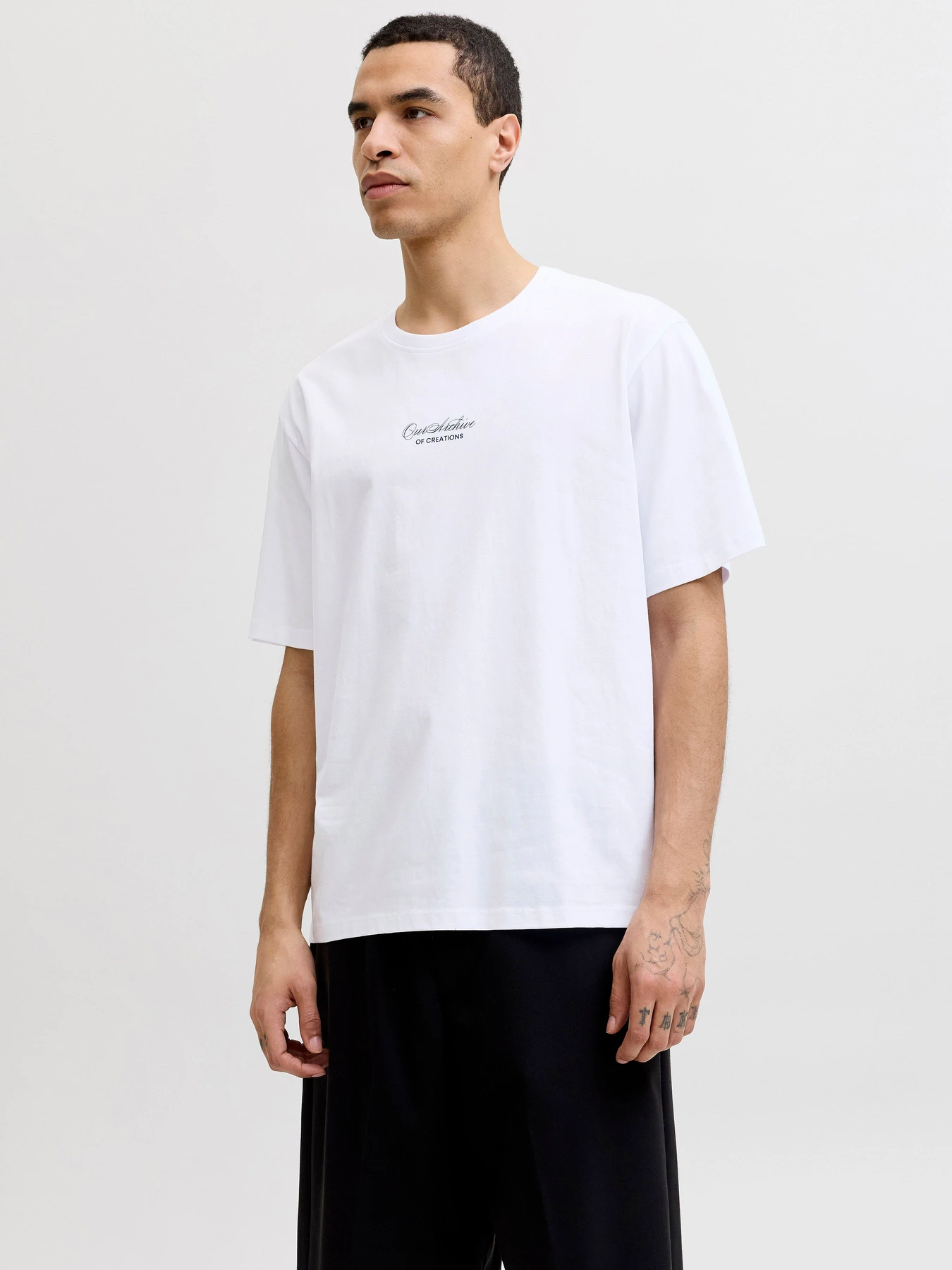 Футболки і поло JACK & JONES ART PRINT TEE модель 12288095_Bright White Футболки і поло JACK & JONES ART PRINT TEE модель 12288095_Bright White Фото