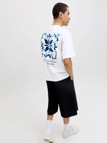 Футболки і поло JACK & JONES ART PRINT TEE модель 12288095_Bright White Фото