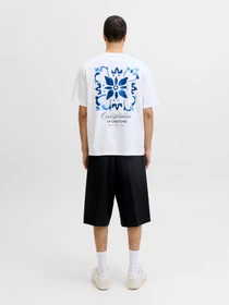 Футболки і поло JACK & JONES ART PRINT TEE модель 12288095_Bright White Фото