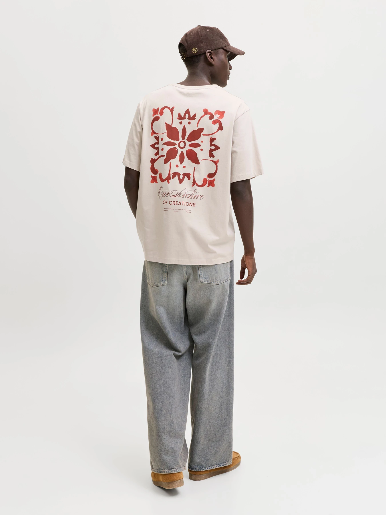 Футболки і поло JACK & JONES ART PRINT TEE модель 12288095_Moonbeam Футболки і поло JACK & JONES ART PRINT TEE модель 12288095_Moonbeam Фото
