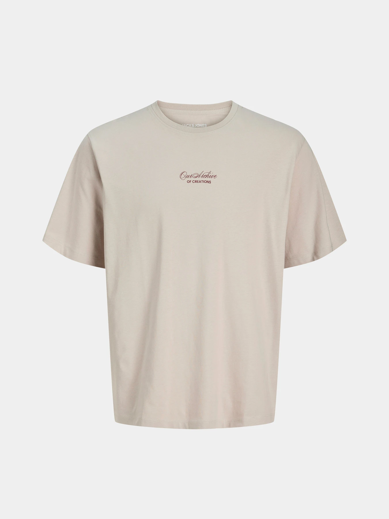 Футболки і поло JACK & JONES ART PRINT TEE модель 12288095_Moonbeam Футболки і поло JACK & JONES ART PRINT TEE модель 12288095_Moonbeam Фото