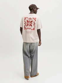 Футболки і поло JACK & JONES ART PRINT TEE модель 12288095_Moonbeam Фото