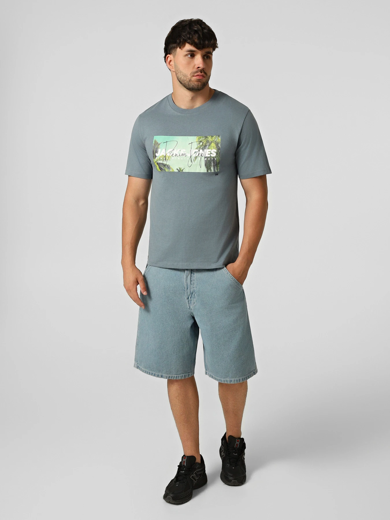 Футболки і поло JACK & JONES INDIANA TEE модель 12288112_Blue Mirage Футболки і поло JACK & JONES INDIANA TEE модель 12288112_Blue Mirage Фото