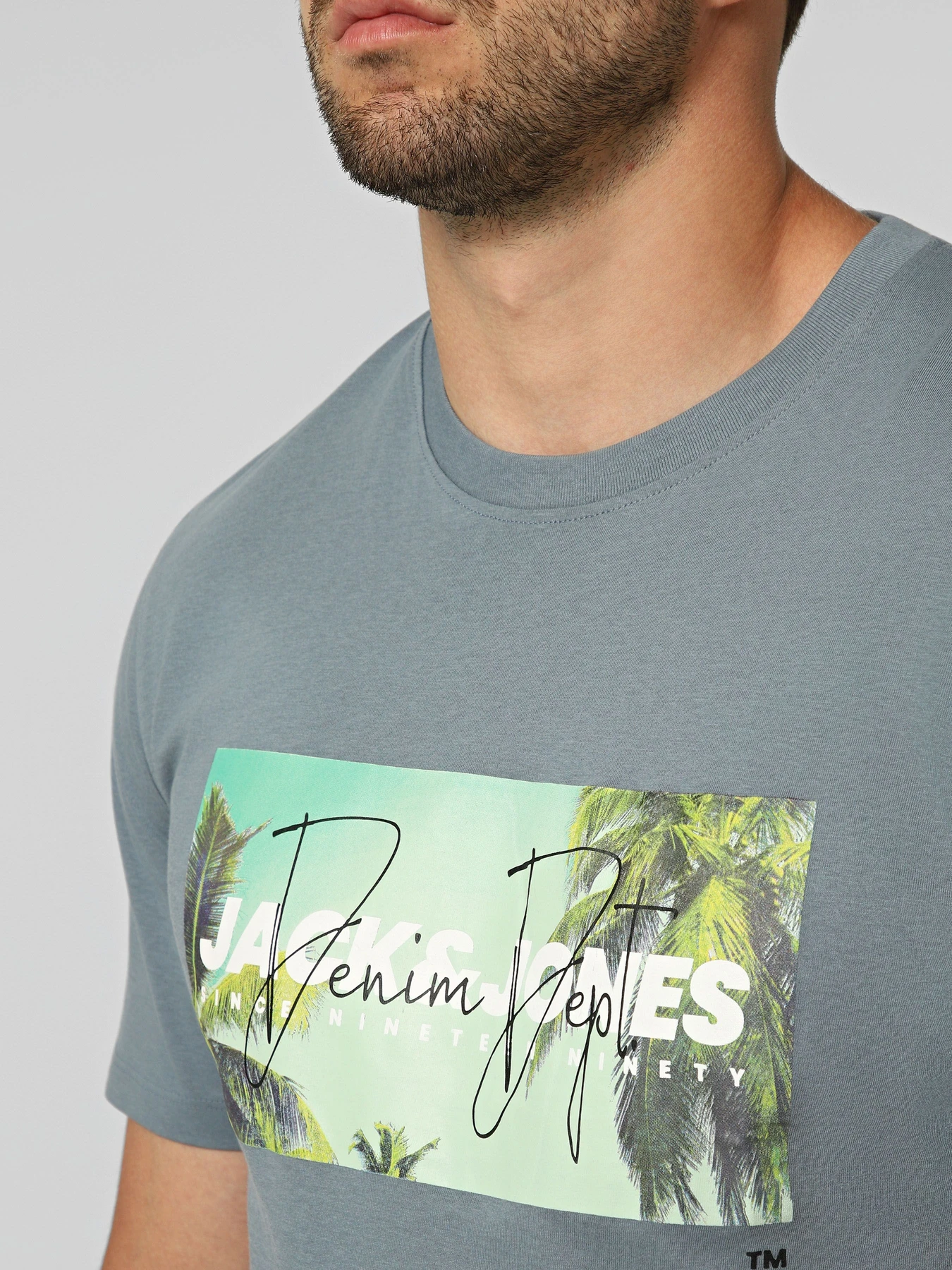 Футболки і поло JACK & JONES INDIANA TEE модель 12288112_Blue Mirage Футболки і поло JACK & JONES INDIANA TEE модель 12288112_Blue Mirage Фото