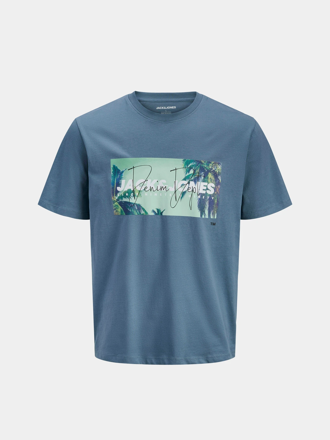 Футболки і поло JACK & JONES INDIANA TEE модель 12288112_Blue Mirage Футболки і поло JACK & JONES INDIANA TEE модель 12288112_Blue Mirage Фото