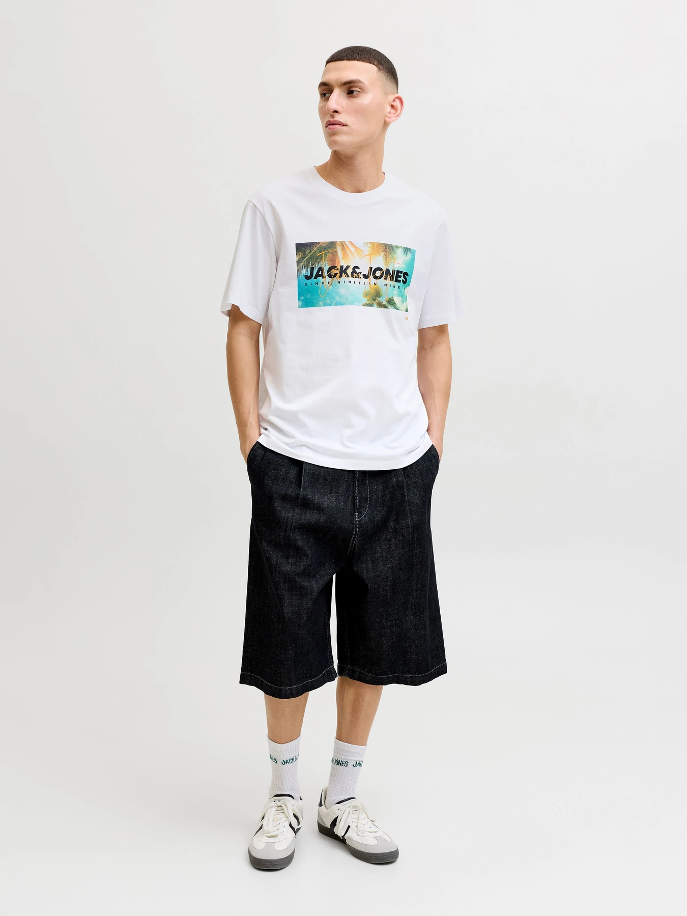 Футболки і поло JACK & JONES INDIANA TEE модель 12288112_Bright White Фото