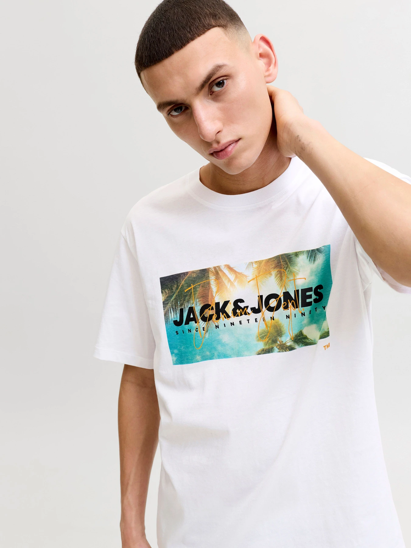 Футболки і поло JACK & JONES INDIANA TEE модель 12288112_Bright White Фото