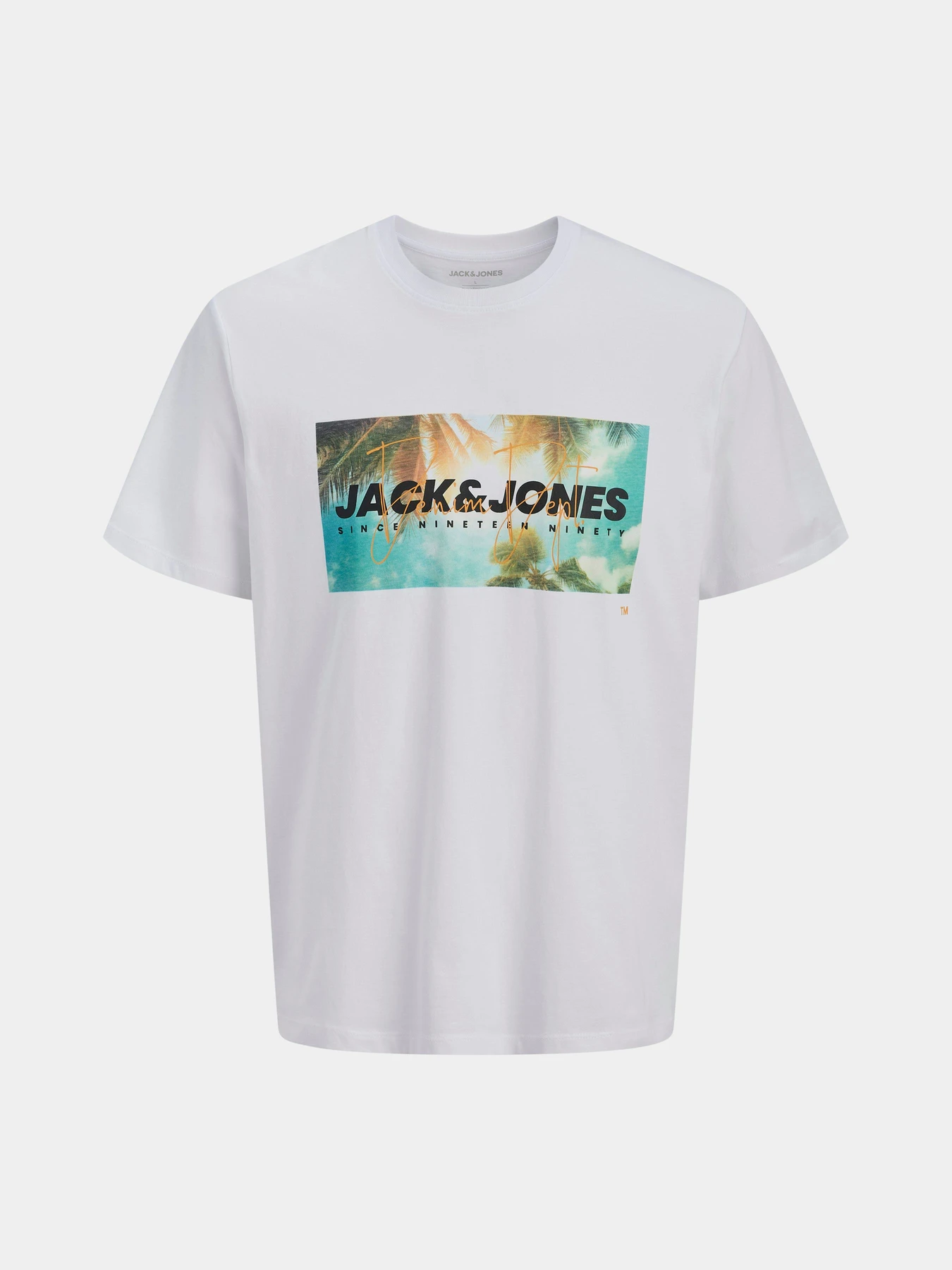 Футболки і поло JACK & JONES INDIANA TEE модель 12288112_Bright White Фото