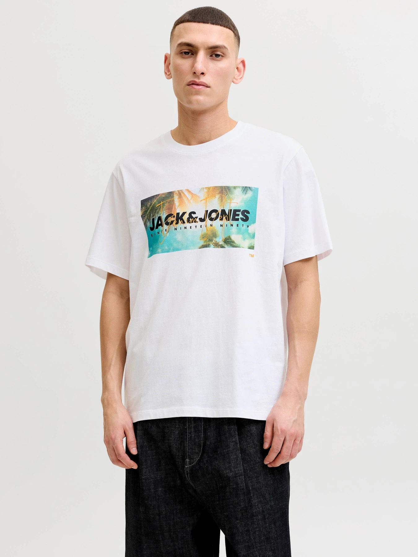 Футболки і поло JACK & JONES INDIANA TEE модель 12288112_Bright White Фото