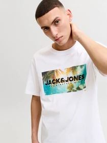 Футболки і поло JACK & JONES INDIANA TEE модель 12288112_Bright White Фото