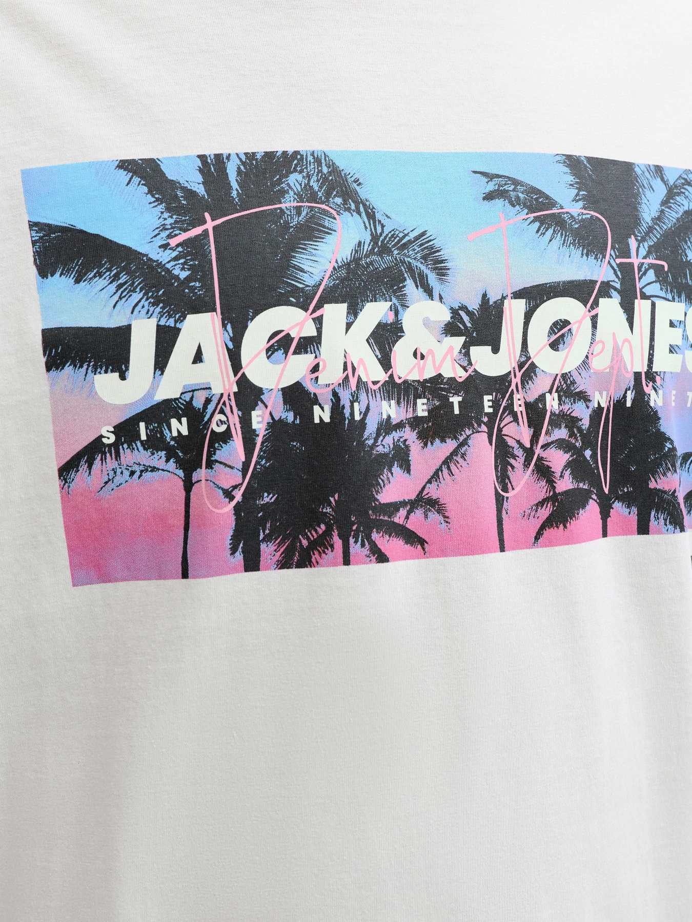 Футболки і поло JACK & JONES INDIANA TEE модель 12288112_Glacier Gray Фото