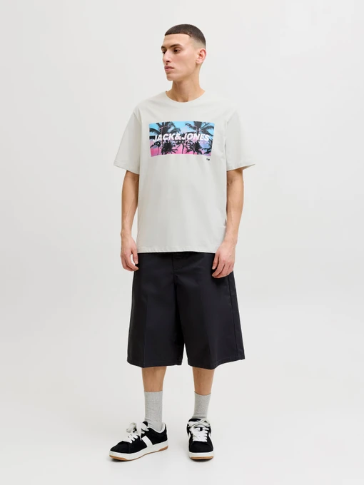 Бавовняна Чоловіча Футболка JACK & JONES INDIANA TEE фото 2