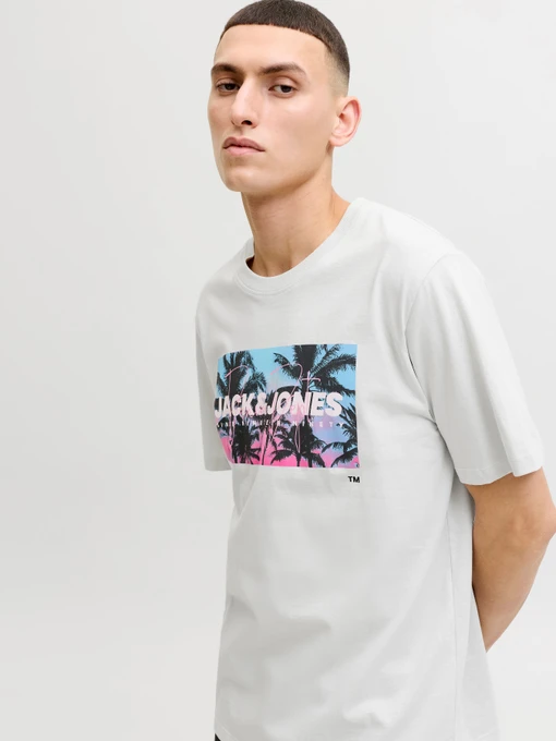 Бавовняна Чоловіча Футболка JACK & JONES INDIANA TEE фото 3