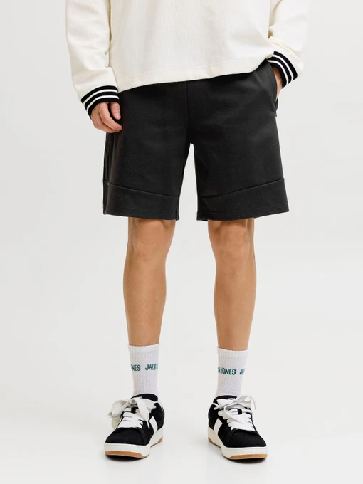 Шорты JACK & JONES GORDON BASE SWEAT SHORTS модель 12288632_Black Фото