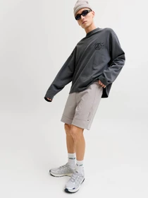 Шорти JACK & JONES GORDON BASE SWEAT SHORTS модель 12288632_Light Grey Melange Фото