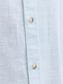 Рубашки JACK & JONES SUMMER LINEN BLEND SHIRT модель 12289160_Celestial Blue Фото