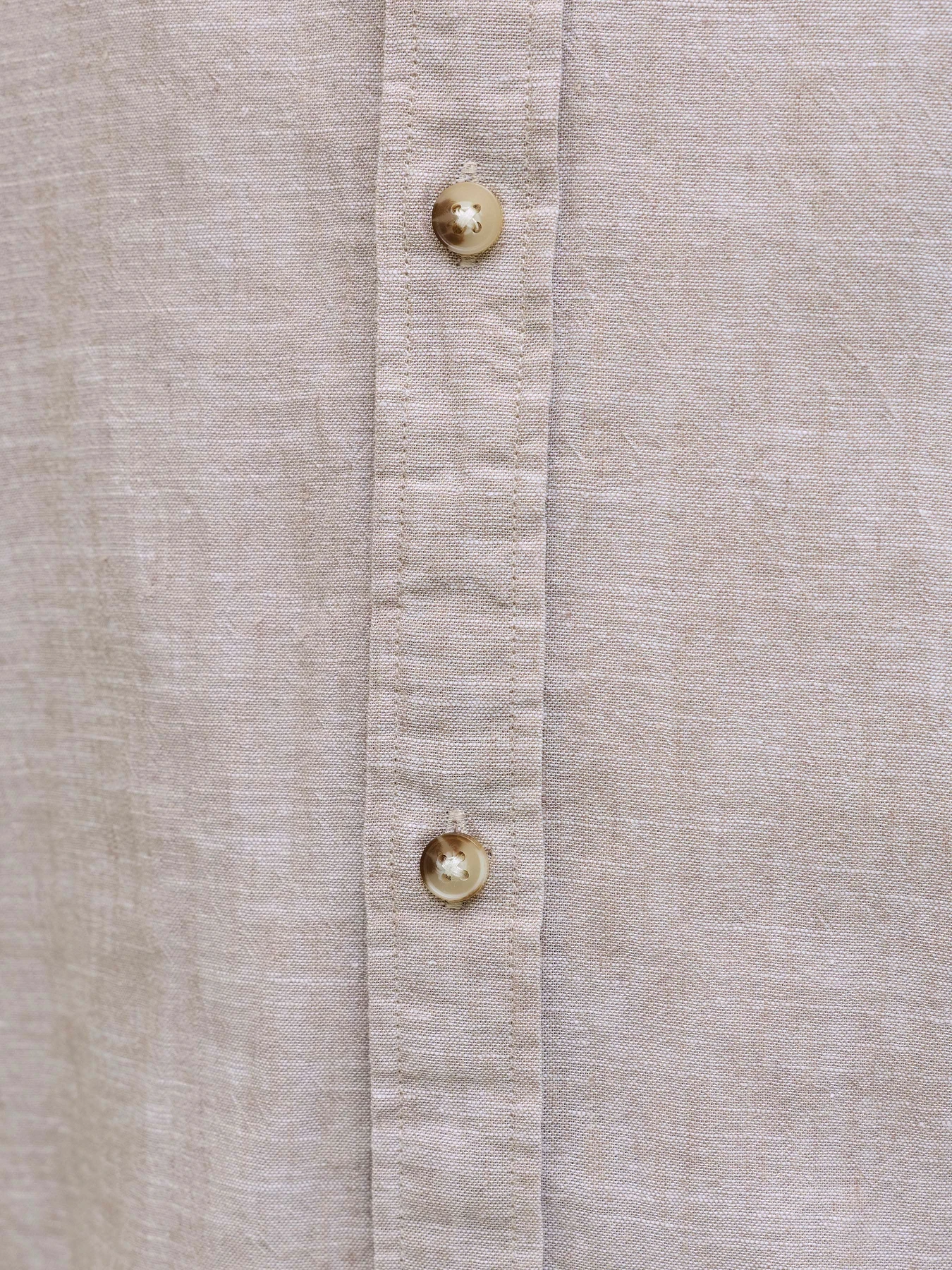 Рубашки JACK & JONES SUMMER LINEN BLEND SHIRT модель 12289160_String Рубашки JACK & JONES SUMMER LINEN BLEND SHIRT модель 12289160_String Фото