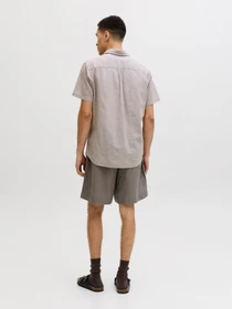 Рубашки JACK & JONES SUMMER LINEN BLEND SHIRT модель 12289160_String Фото