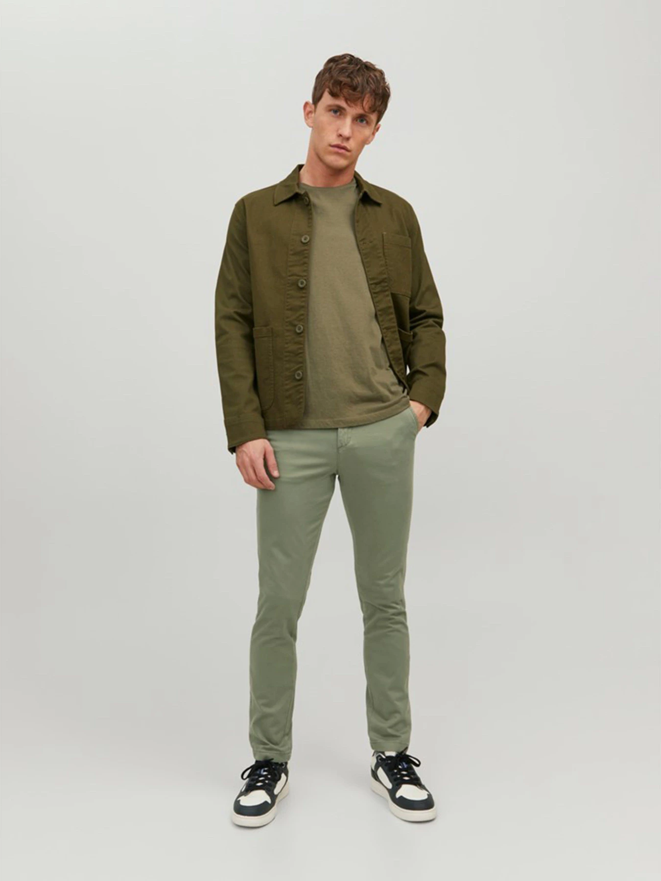 Штани JACK & JONES модель 12150148_Deep Lichen Green Штани JACK & JONES модель 12150148_Deep Lichen Green Фото