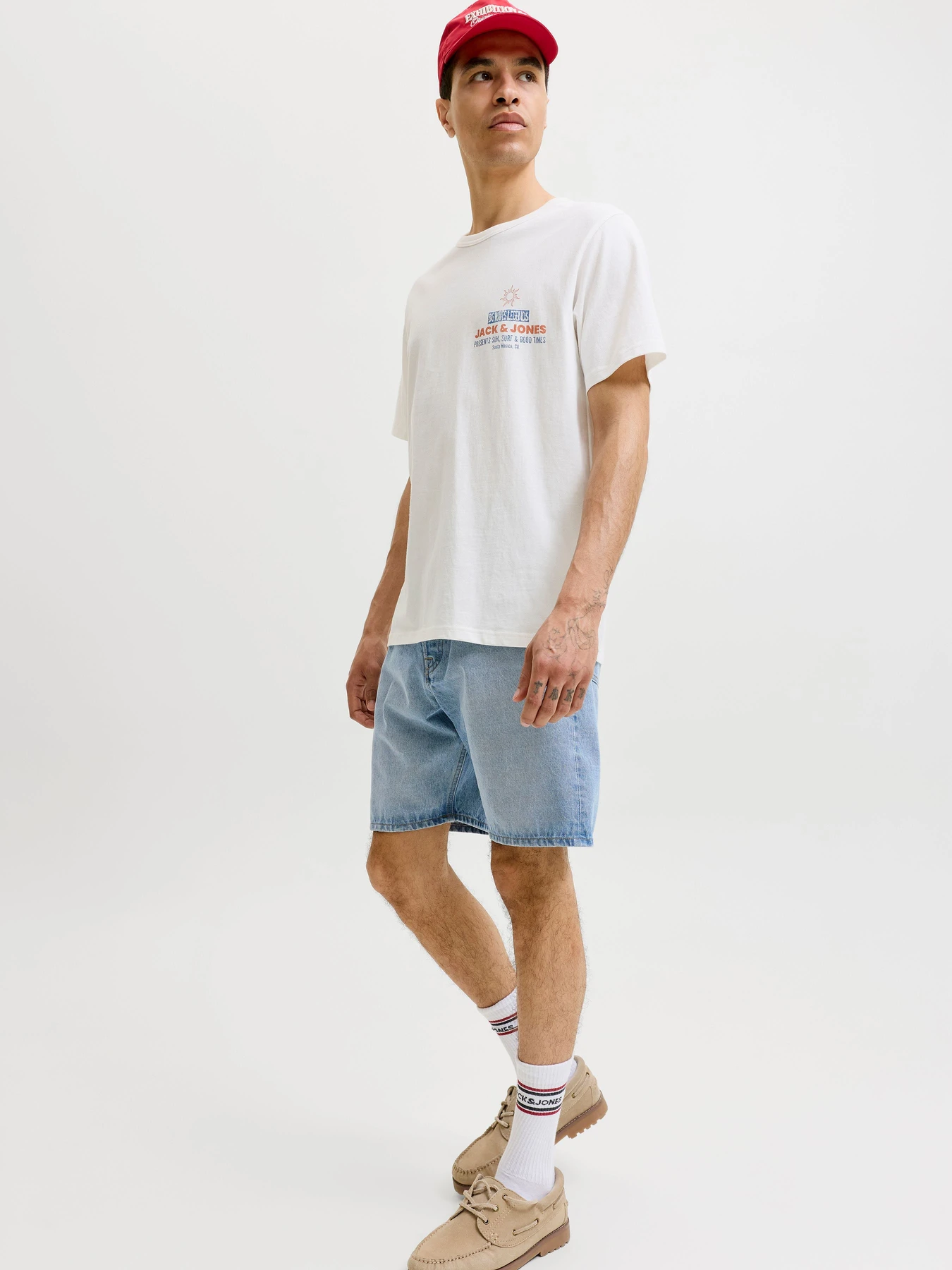 Шорты JACK & JONES TONY ORIGINAL SHORTS модель 12290841_Blue Denim LIGHT BLUE Шорты JACK & JONES TONY ORIGINAL SHORTS модель 12290841_Blue Denim LIGHT BLUE Фото