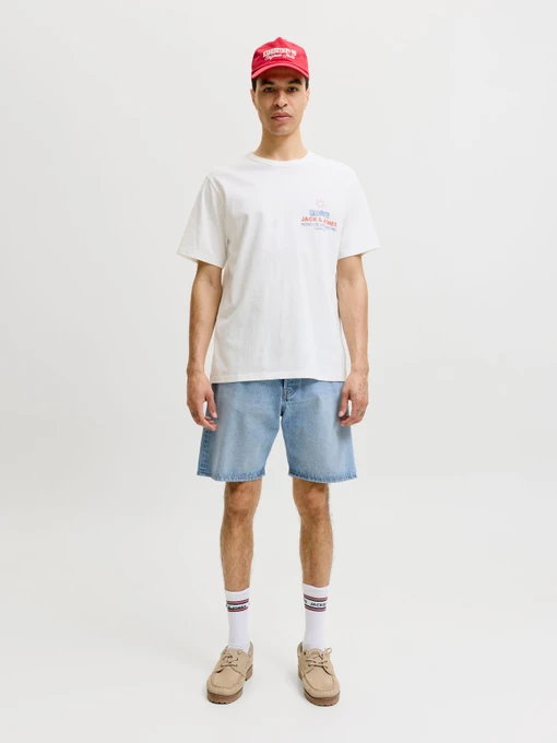 Бавовняні Чоловічі Джинсові шорти JACK & JONES TONY ORIGINAL SHORTS фото 3