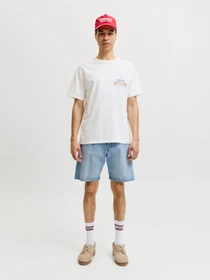 Шорты JACK & JONES TONY ORIGINAL SHORTS модель 12290841_Blue Denim LIGHT BLUE Фото