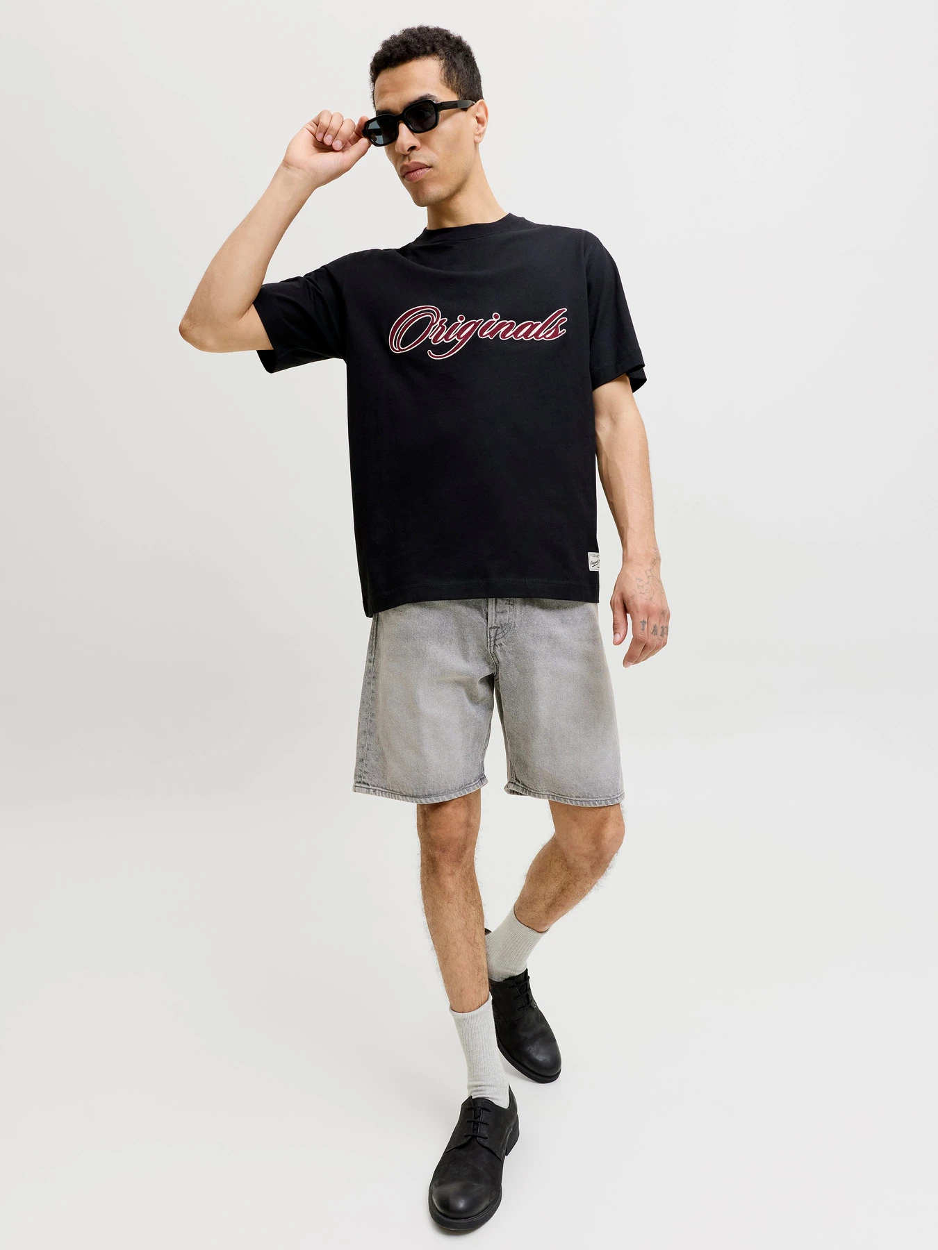 Шорты JACK & JONES TONY ORIGINAL SHORTS модель 12290841_Grey Denim Шорты JACK & JONES TONY ORIGINAL SHORTS модель 12290841_Grey Denim Фото