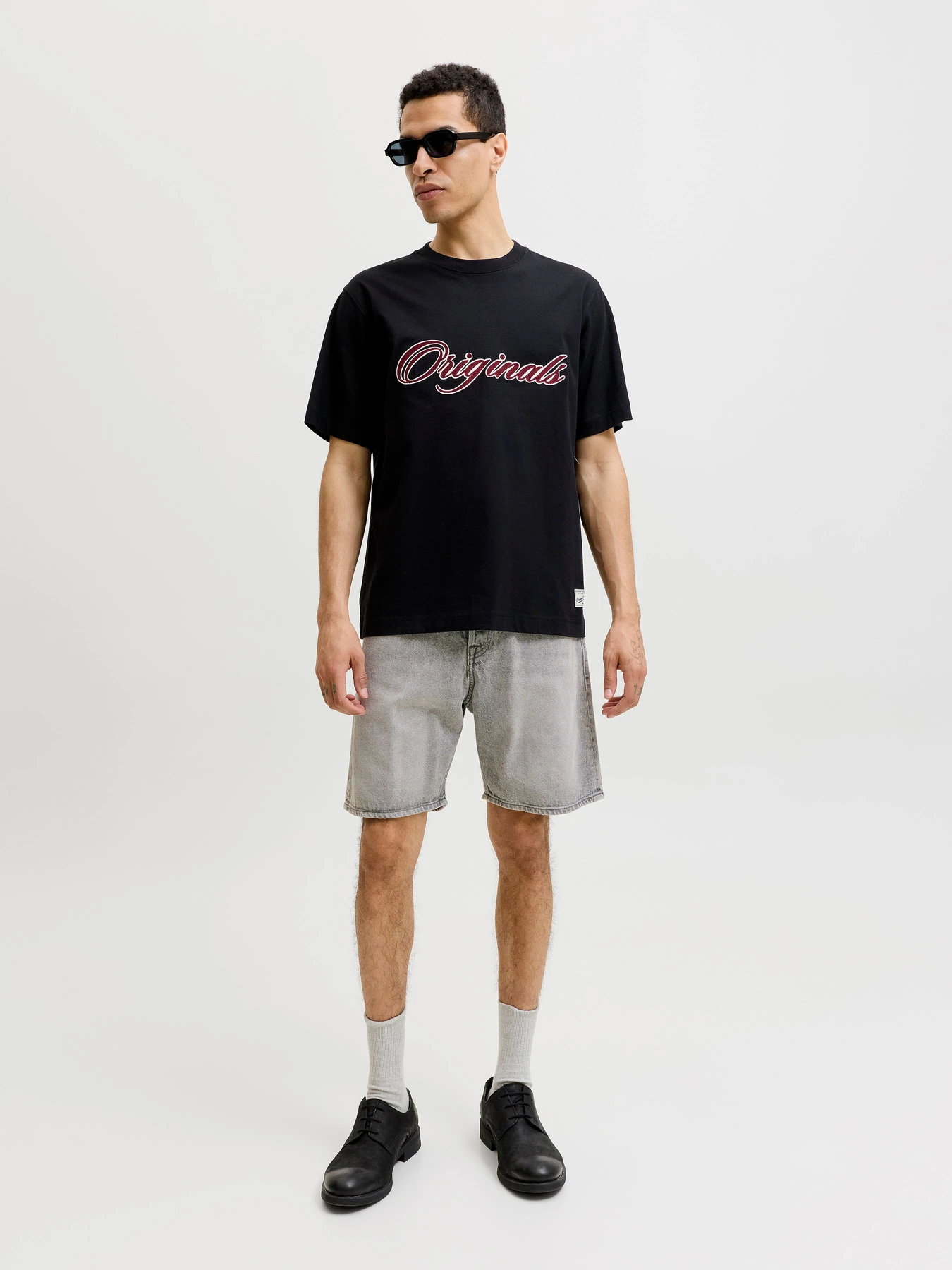 Шорты JACK & JONES TONY ORIGINAL SHORTS модель 12290841_Grey Denim Шорты JACK & JONES TONY ORIGINAL SHORTS модель 12290841_Grey Denim Фото