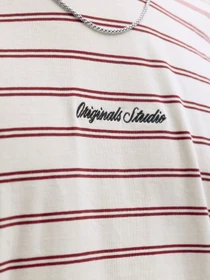 Футболки і поло JACK & JONES NORREBRO STRIPE TEE модель 12291021_Cabernet Фото