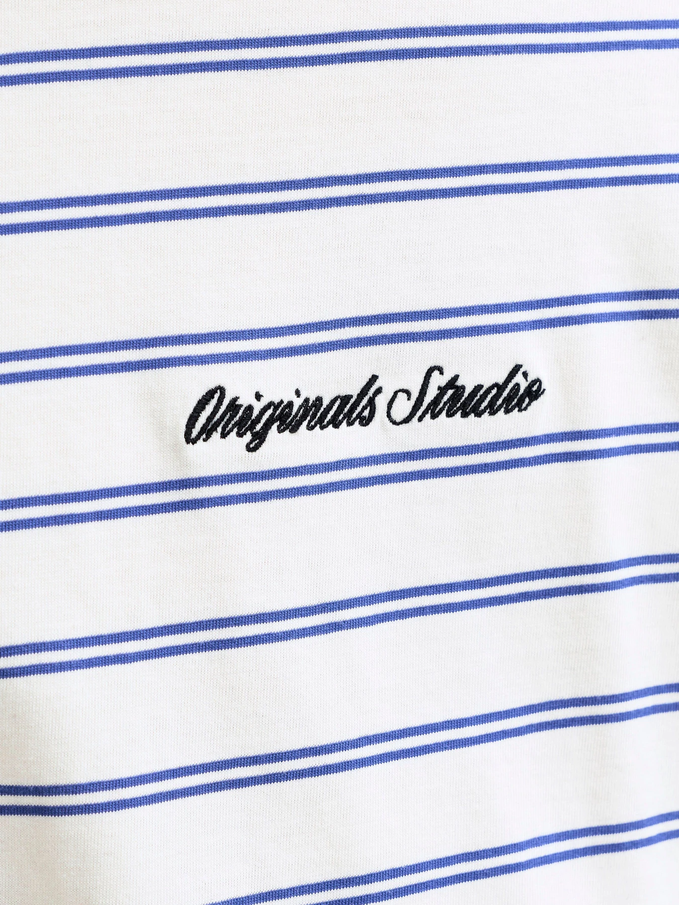 Футболки і поло JACK & JONES NORREBRO STRIPE TEE модель 12291021_Cloud Dancer Фото